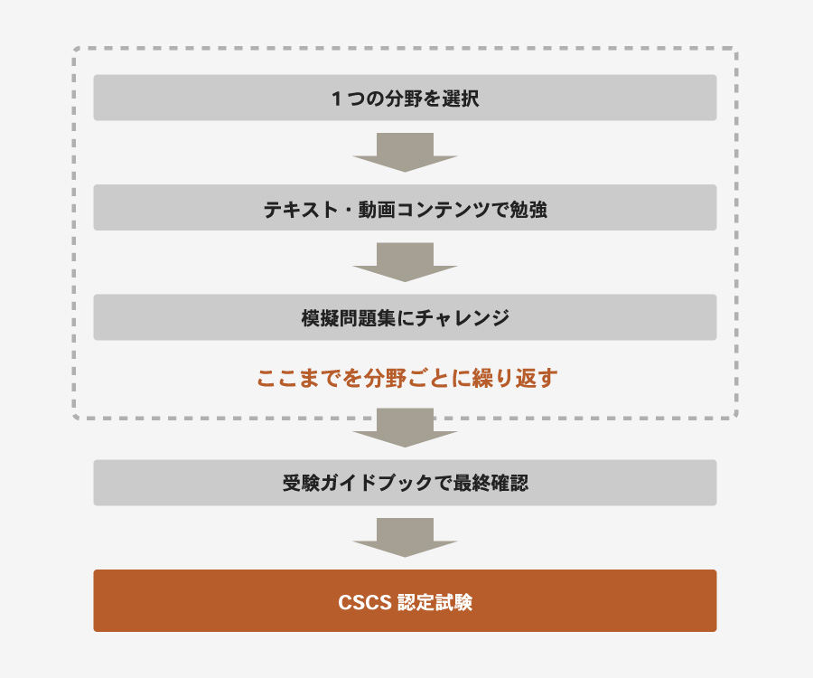 基本的な受験準備の進め方